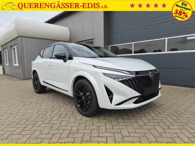 Nissan Qashqai 1.3 DIG-T MHEV 158 PS X-Tronic N-Design Head-Up Display Teil-Leder Klimaautomatik Sitzheizung Lenkradheizung Navi elektr. Heckklappe ACC PDC v+h 360&deg;Kamera DAB Bluetooth Touchscreen Apple CarPlay Android Auto 19"Zoll 
