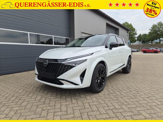 Nissan Qashqai 1.3 DIG-T MHEV 158 PS X-Tronic N-Design Head-Up Display Teil-Leder Klimaautomatik Sitzheizung Lenkradheizung Navi elektr. Heckklappe ACC PDC v+h 360&deg;Kamera DAB Bluetooth Touchscreen Apple CarPlay Android Auto 19"Zoll 