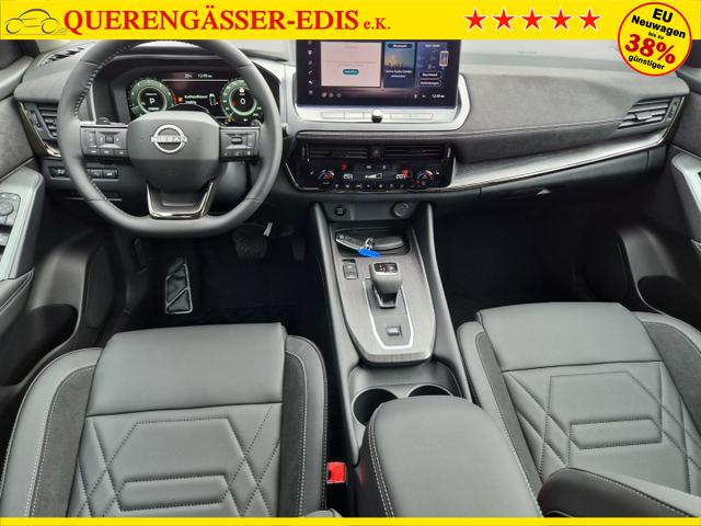 Nissan Qashqai 1.3 DIG-T MHEV 158 PS X-Tronic N-Design Head-Up Display Teil-Leder Klimaautomatik Sitzheizung Lenkradheizung Navi elektr. Heckklappe ACC PDC v+h 360&deg;Kamera DAB Bluetooth Touchscreen Apple CarPlay Android Auto 19"Zoll 