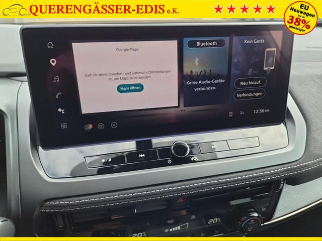 Nissan Qashqai 1.3 DIG-T MHEV 158 PS X-Tronic N-Design Head-Up Display Teil-Leder Klimaautomatik Sitzheizung Lenkradheizung Navi elektr. Heckklappe ACC PDC v+h 360&deg;Kamera DAB Bluetooth Touchscreen Apple CarPlay Android Auto 19"Zoll 