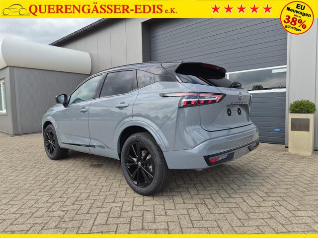 Nissan Qashqai 1.3 DIG-T MHEV 158 PS X-Tronic N-Design PanoDach Teil-Leder Klimaautomatik Sitzheizung Lenkradheizung Navi ACC PDC v+h 360&deg;Kamera DAB Bluetooth Touchscreen Apple CarPlay Android Auto 19"Zoll 