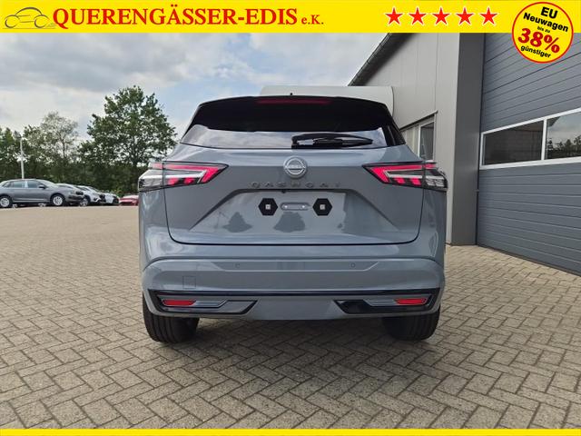 Nissan Qashqai 1.3 DIG-T MHEV 158 PS X-Tronic N-Design PanoDach Teil-Leder Klimaautomatik Sitzheizung Lenkradheizung Navi ACC PDC v+h 360&deg;Kamera DAB Bluetooth Touchscreen Apple CarPlay Android Auto 19"Zoll 