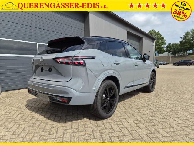 Nissan Qashqai 1.3 DIG-T MHEV 158 PS X-Tronic N-Design PanoDach Teil-Leder Klimaautomatik Sitzheizung Lenkradheizung Navi ACC PDC v+h 360&deg;Kamera DAB Bluetooth Touchscreen Apple CarPlay Android Auto 19"Zoll 