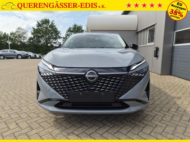 Nissan Qashqai 1.3 DIG-T MHEV 158 PS X-Tronic N-Design PanoDach Teil-Leder Klimaautomatik Sitzheizung Lenkradheizung Navi ACC PDC v+h 360&deg;Kamera DAB Bluetooth Touchscreen Apple CarPlay Android Auto 19"Zoll 