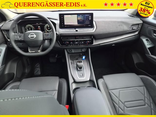 Nissan Qashqai 1.3 DIG-T MHEV 158 PS X-Tronic N-Design PanoDach Teil-Leder Klimaautomatik Sitzheizung Lenkradheizung Navi ACC PDC v+h 360&deg;Kamera DAB Bluetooth Touchscreen Apple CarPlay Android Auto 19"Zoll 