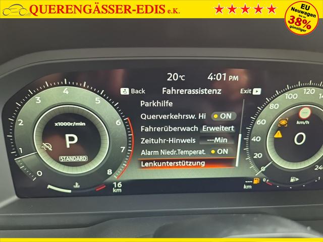 Nissan Qashqai 1.3 DIG-T MHEV 158 PS X-Tronic N-Design PanoDach Teil-Leder Klimaautomatik Sitzheizung Lenkradheizung Navi ACC PDC v+h 360&deg;Kamera DAB Bluetooth Touchscreen Apple CarPlay Android Auto 19"Zoll 