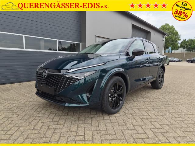 Nissan Qashqai 1.3 DIG-T MHEV 158 PS X-Tronic N-Design PanoDach Teil-Leder Klimaautomatik Sitzheizung Lenkradheizung Navi ACC PDC v+h 360&deg;Kamera DAB Bluetooth Touchscreen Apple CarPlay Android Auto 19"Zoll 