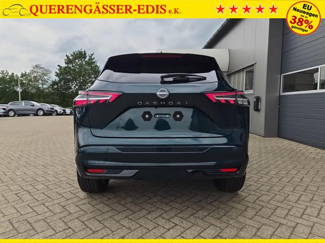 Nissan Qashqai 1.3 DIG-T MHEV 158 PS X-Tronic N-Design PanoDach Teil-Leder Klimaautomatik Sitzheizung Lenkradheizung Navi ACC PDC v+h 360&deg;Kamera DAB Bluetooth Touchscreen Apple CarPlay Android Auto 19"Zoll 