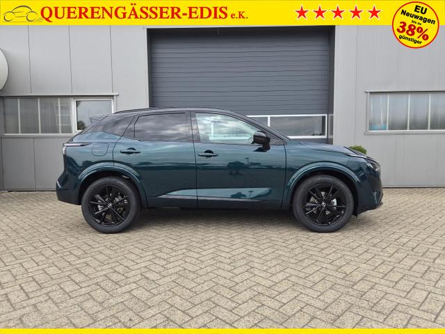 Nissan Qashqai 1.3 DIG-T MHEV 158 PS X-Tronic N-Design PanoDach Teil-Leder Klimaautomatik Sitzheizung Lenkradheizung Navi ACC PDC v+h 360&deg;Kamera DAB Bluetooth Touchscreen Apple CarPlay Android Auto 19"Zoll 