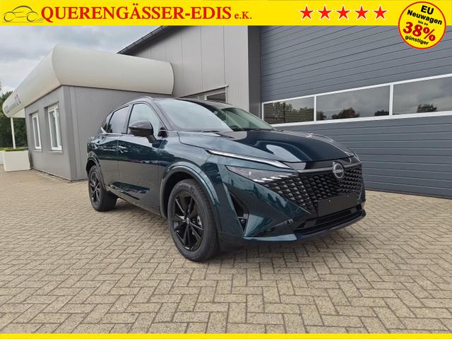 Nissan Qashqai 1.3 DIG-T MHEV 158 PS X-Tronic N-Design PanoDach Teil-Leder Klimaautomatik Sitzheizung Lenkradheizung Navi ACC PDC v+h 360&deg;Kamera DAB Bluetooth Touchscreen Apple CarPlay Android Auto 19"Zoll 