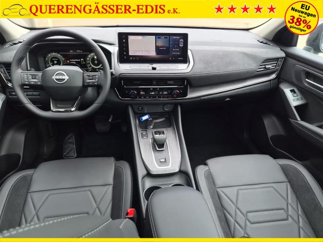 Nissan Qashqai 1.3 DIG-T MHEV 158 PS X-Tronic N-Design PanoDach Teil-Leder Klimaautomatik Sitzheizung Lenkradheizung Navi ACC PDC v+h 360&deg;Kamera DAB Bluetooth Touchscreen Apple CarPlay Android Auto 19"Zoll 