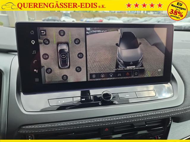 Nissan Qashqai 1.3 DIG-T MHEV 158 PS X-Tronic N-Design PanoDach Teil-Leder Klimaautomatik Sitzheizung Lenkradheizung Navi ACC PDC v+h 360&deg;Kamera DAB Bluetooth Touchscreen Apple CarPlay Android Auto 19"Zoll 