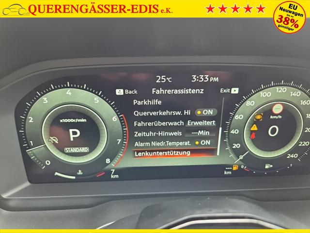 Nissan Qashqai 1.3 DIG-T MHEV 158 PS X-Tronic N-Design PanoDach Teil-Leder Klimaautomatik Sitzheizung Lenkradheizung Navi ACC PDC v+h 360&deg;Kamera DAB Bluetooth Touchscreen Apple CarPlay Android Auto 19"Zoll 