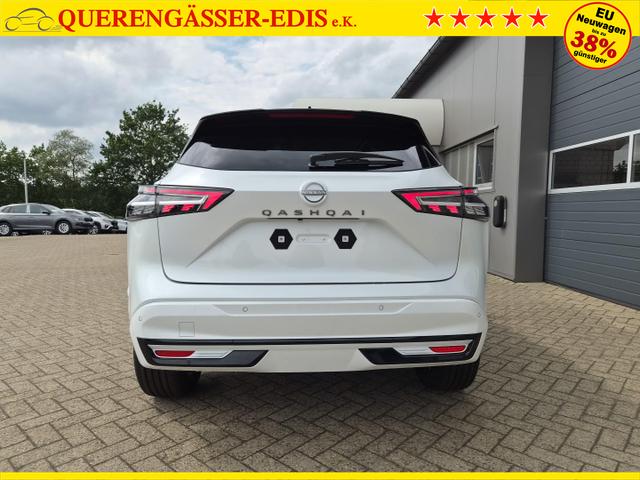 Nissan Qashqai 1.3 DIG-T MHEV 158 PS X-Tronic N-Design PanoDach Teil-Leder Klimaautomatik Sitzheizung Lenkradheizung Navi ACC PDC v+h 360&deg;Kamera DAB Bluetooth Touchscreen Apple CarPlay Android Auto 19"Zoll 
