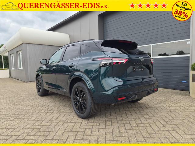 Nissan Qashqai 1.3 DIG-T MHEV 158 PS X-Tronic N-Design Head-Up Display Teil-Leder Klimaautomatik Sitzheizung Lenkradheizung Navi elektr. Heckklappe ACC PDC v+h 360&deg;Kamera DAB Bluetooth Touchscreen Apple CarPlay Android Auto 19"Zoll 