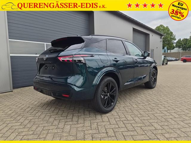 Nissan Qashqai 1.3 DIG-T MHEV 158 PS X-Tronic N-Design Head-Up Display Teil-Leder Klimaautomatik Sitzheizung Lenkradheizung Navi elektr. Heckklappe ACC PDC v+h 360&deg;Kamera DAB Bluetooth Touchscreen Apple CarPlay Android Auto 19"Zoll 