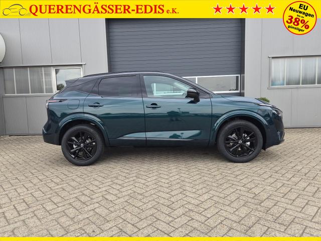 Nissan Qashqai 1.3 DIG-T MHEV 158 PS X-Tronic N-Design Head-Up Display Teil-Leder Klimaautomatik Sitzheizung Lenkradheizung Navi elektr. Heckklappe ACC PDC v+h 360&deg;Kamera DAB Bluetooth Touchscreen Apple CarPlay Android Auto 19"Zoll 