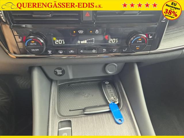 Nissan Qashqai 1.3 DIG-T MHEV 158 PS X-Tronic N-Design Head-Up Display Teil-Leder Klimaautomatik Sitzheizung Lenkradheizung Navi elektr. Heckklappe ACC PDC v+h 360&deg;Kamera DAB Bluetooth Touchscreen Apple CarPlay Android Auto 19"Zoll 