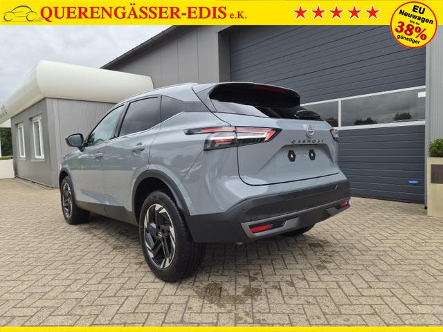 Nissan Qashqai 1.3 DIG-T MHEV 158 PS X-Tronic N-Connecta Teil-Leder PanoGlasdach Klimaautomatik Sitzheizung Lenkradheizung Navi ACC PDC v+h 360&deg;Kamera DAB Bluetooth Touchscreen Apple CarPlay Android Auto 18"LM 