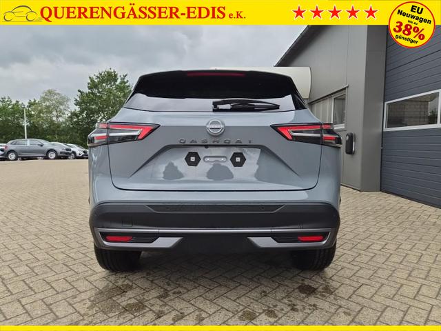 Nissan Qashqai 1.3 DIG-T MHEV 158 PS X-Tronic N-Connecta Teil-Leder PanoGlasdach Klimaautomatik Sitzheizung Lenkradheizung Navi ACC PDC v+h 360&deg;Kamera DAB Bluetooth Touchscreen Apple CarPlay Android Auto 18"LM 