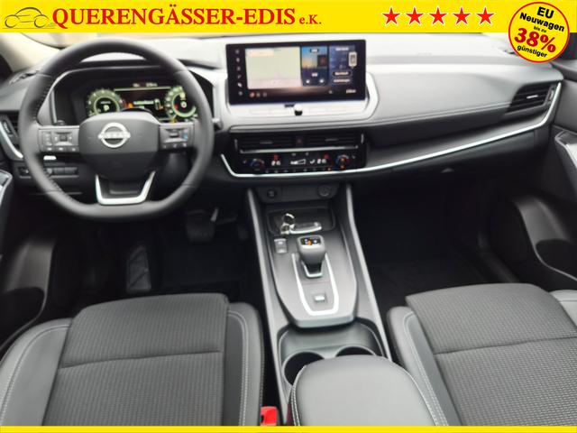Nissan Qashqai 1.3 DIG-T MHEV 158 PS X-Tronic N-Connecta Teil-Leder PanoGlasdach Klimaautomatik Sitzheizung Lenkradheizung Navi ACC PDC v+h 360&deg;Kamera DAB Bluetooth Touchscreen Apple CarPlay Android Auto 18"LM 