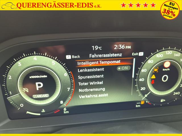 Nissan Qashqai 1.3 DIG-T MHEV 158 PS X-Tronic N-Connecta Teil-Leder PanoGlasdach Klimaautomatik Sitzheizung Lenkradheizung Navi ACC PDC v+h 360&deg;Kamera DAB Bluetooth Touchscreen Apple CarPlay Android Auto 18"LM 