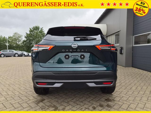 Nissan Qashqai 1.3 DIG-T MHEV 158 PS X-Tronic N-Connecta Teil-Leder PanoGlasdach Klimaautomatik Sitzheizung Lenkradheizung Navi ACC PDC v+h 360&deg;Kamera DAB Bluetooth Touchscreen Apple CarPlay Android Auto 18"LM 