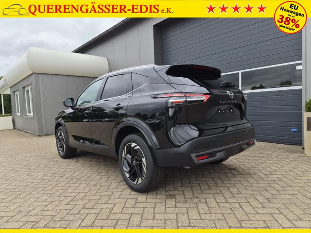 Nissan Qashqai 1.3 DIG-T MHEV 158 PS X-Tronic N-Connecta Teil-Leder PanoGlasdach Klimaautomatik Sitzheizung Lenkradheizung Navi ACC PDC v+h 360&deg;Kamera DAB Bluetooth Touchscreen Apple CarPlay Android Auto 18"LM 