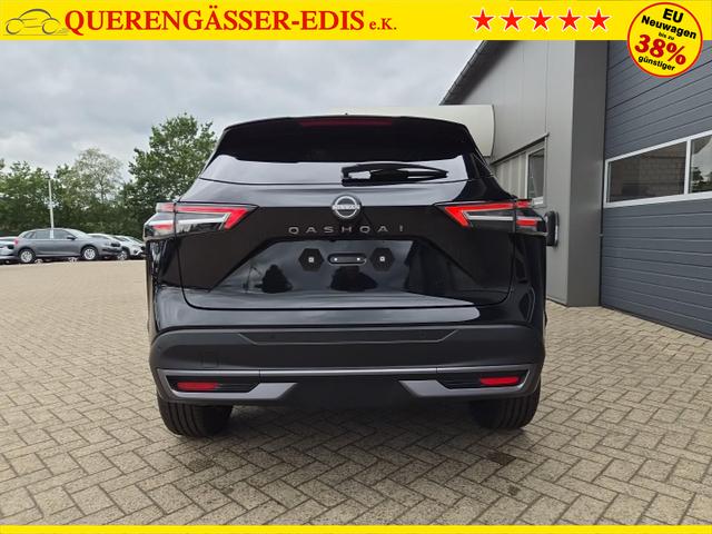 Nissan Qashqai 1.3 DIG-T MHEV 158 PS X-Tronic N-Connecta Teil-Leder PanoGlasdach Klimaautomatik Sitzheizung Lenkradheizung Navi ACC PDC v+h 360&deg;Kamera DAB Bluetooth Touchscreen Apple CarPlay Android Auto 18"LM 