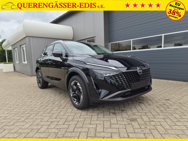 Nissan Qashqai 1.3 DIG-T MHEV 158 PS X-Tronic N-Connecta Teil-Leder PanoGlasdach Klimaautomatik Sitzheizung Lenkradheizung Navi ACC PDC v+h 360&deg;Kamera DAB Bluetooth Touchscreen Apple CarPlay Android Auto 18"LM 
