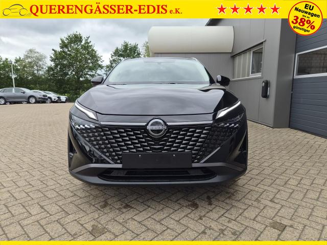 Nissan Qashqai 1.3 DIG-T MHEV 158 PS X-Tronic N-Connecta Teil-Leder PanoGlasdach Klimaautomatik Sitzheizung Lenkradheizung Navi ACC PDC v+h 360&deg;Kamera DAB Bluetooth Touchscreen Apple CarPlay Android Auto 18"LM 
