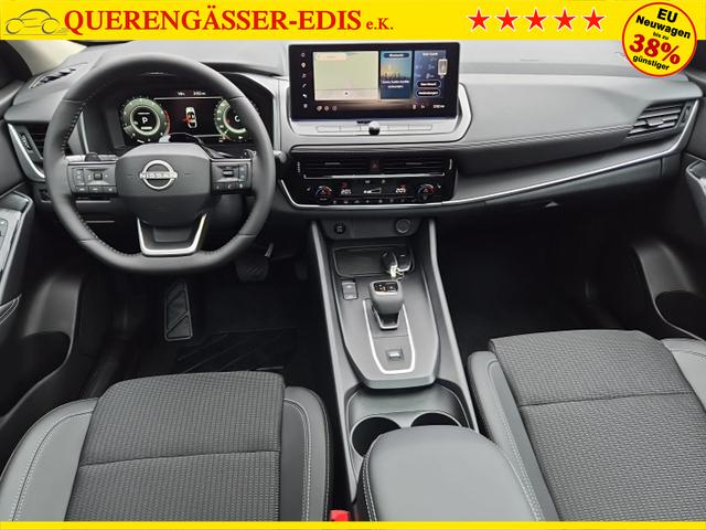 Nissan Qashqai 1.3 DIG-T MHEV 158 PS X-Tronic N-Connecta Teil-Leder PanoGlasdach Klimaautomatik Sitzheizung Lenkradheizung Navi ACC PDC v+h 360&deg;Kamera DAB Bluetooth Touchscreen Apple CarPlay Android Auto 18"LM 