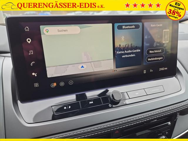 Nissan Qashqai 1.3 DIG-T MHEV 158 PS X-Tronic N-Connecta Teil-Leder PanoGlasdach Klimaautomatik Sitzheizung Lenkradheizung Navi ACC PDC v+h 360&deg;Kamera DAB Bluetooth Touchscreen Apple CarPlay Android Auto 18"LM 