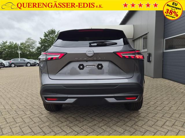 Nissan Qashqai 1.3 DIG-T MHEV 158 PS X-Tronic Tekna Voll-Leder Klimaautomatik PanoGlasdach Sitzheizung Lenkradheizung Navi Head-Up Display elektr. Heckklappe ACC PDC v+h 360&deg;Kamera DAB Bluetooth Touchscreen Apple CarPlay Android Auto 19"LM 