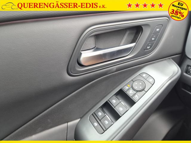 Nissan Qashqai 1.3 DIG-T MHEV 158 PS X-Tronic Tekna Voll-Leder Klimaautomatik PanoGlasdach Sitzheizung Lenkradheizung Navi Head-Up Display elektr. Heckklappe ACC PDC v+h 360&deg;Kamera DAB Bluetooth Touchscreen Apple CarPlay Android Auto 19"LM 