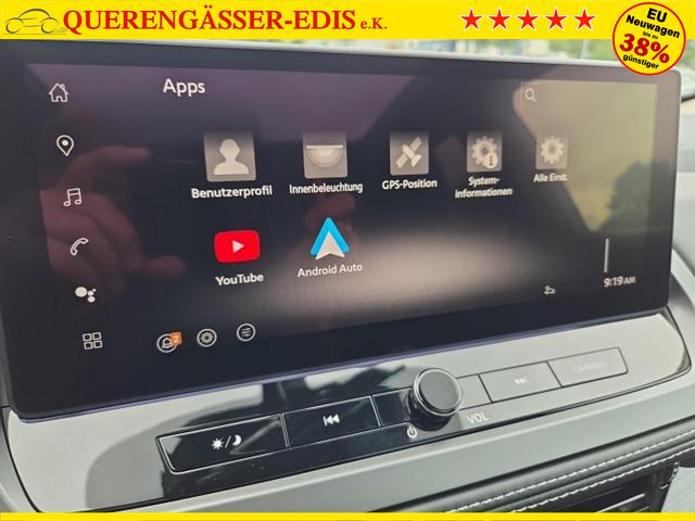 Nissan Qashqai 1.3 DIG-T MHEV 158 PS X-Tronic Tekna Voll-Leder Klimaautomatik PanoGlasdach Sitzheizung Lenkradheizung Navi Head-Up Display elektr. Heckklappe ACC PDC v+h 360&deg;Kamera DAB Bluetooth Touchscreen Apple CarPlay Android Auto 19"LM 