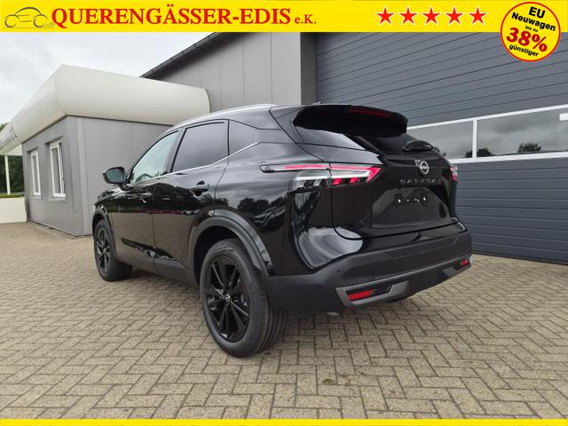 Nissan Qashqai 1.3 DIG-T MHEV 158 PS X-Tronic Tekna Voll-Leder Klimaautomatik PanoGlasdach Sitzheizung Lenkradheizung Navi Head-Up Display elektr. Heckklappe ACC PDC v+h 360&deg;Kamera DAB Bluetooth Touchscreen Apple CarPlay Android Auto 19"LM 