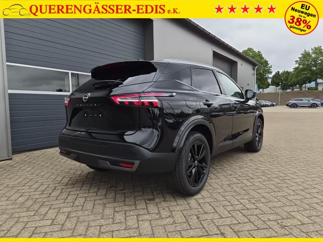 Nissan Qashqai 1.3 DIG-T MHEV 158 PS X-Tronic Tekna Voll-Leder Klimaautomatik PanoGlasdach Sitzheizung Lenkradheizung Navi Head-Up Display elektr. Heckklappe ACC PDC v+h 360&deg;Kamera DAB Bluetooth Touchscreen Apple CarPlay Android Auto 19"LM 