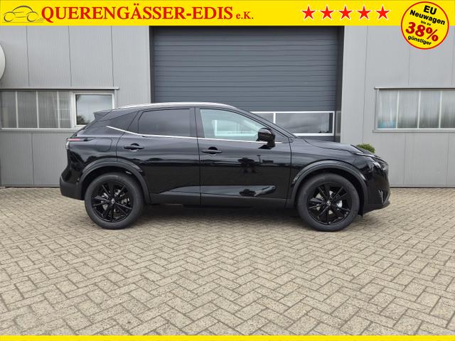Nissan Qashqai 1.3 DIG-T MHEV 158 PS X-Tronic Tekna Voll-Leder Klimaautomatik PanoGlasdach Sitzheizung Lenkradheizung Navi Head-Up Display elektr. Heckklappe ACC PDC v+h 360&deg;Kamera DAB Bluetooth Touchscreen Apple CarPlay Android Auto 19"LM 