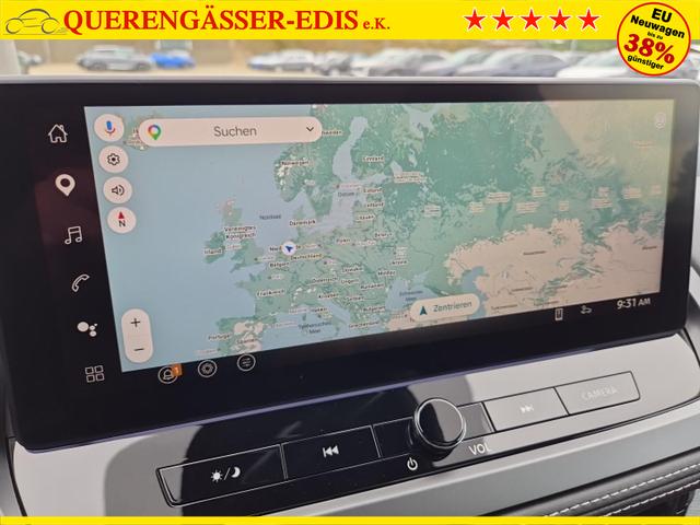 Nissan Qashqai 1.3 DIG-T MHEV 158 PS X-Tronic Tekna Voll-Leder Klimaautomatik PanoGlasdach Sitzheizung Lenkradheizung Navi Head-Up Display elektr. Heckklappe ACC PDC v+h 360&deg;Kamera DAB Bluetooth Touchscreen Apple CarPlay Android Auto 19"LM 