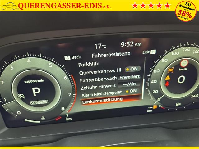 Nissan Qashqai 1.3 DIG-T MHEV 158 PS X-Tronic Tekna Voll-Leder Klimaautomatik PanoGlasdach Sitzheizung Lenkradheizung Navi Head-Up Display elektr. Heckklappe ACC PDC v+h 360&deg;Kamera DAB Bluetooth Touchscreen Apple CarPlay Android Auto 19"LM 