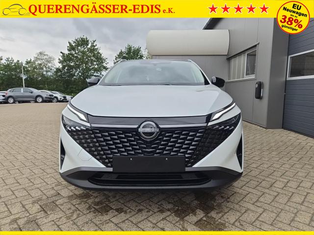 Nissan Qashqai 1.3 DIG-T MHEV 158 PS X-Tronic N-Connecta Teil-Leder PanoGlasdach Klimaautomatik Sitzheizung Lenkradheizung Navi ACC PDC v+h 360&deg;Kamera DAB Bluetooth Touchscreen Apple CarPlay Android Auto 18"LM 