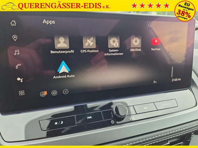 Nissan Qashqai 1.3 DIG-T MHEV 158 PS X-Tronic N-Connecta Teil-Leder PanoGlasdach Klimaautomatik Sitzheizung Lenkradheizung Navi ACC PDC v+h 360&deg;Kamera DAB Bluetooth Touchscreen Apple CarPlay Android Auto 18"LM 