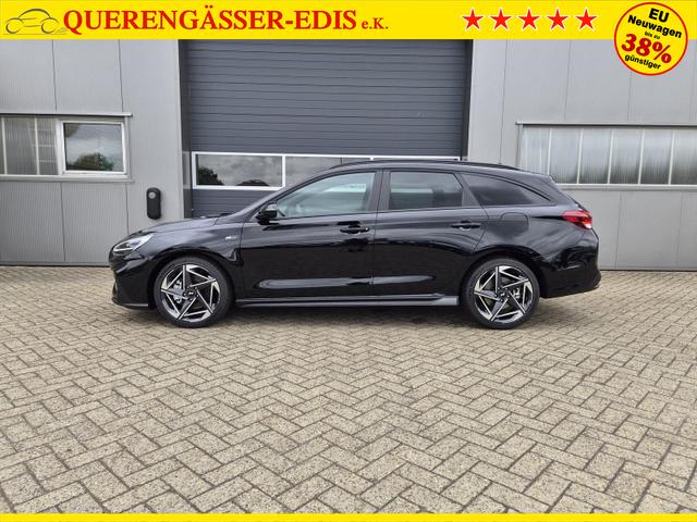 Hyundai i30 Kombi 1.6 T-GDI 150PS Automatik N-Line Sitzheizung Lenkradheizung Klimaautomatik Navi 10,3"-Touchscreen Bluelink Apple CarPlay + Android Auto PDC v+h R&uuml;ckf.Kamera 18-LM 