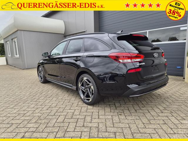 Hyundai i30 Kombi 1.6 T-GDI 150PS Automatik N-Line Sitzheizung Lenkradheizung Klimaautomatik Navi 10,3"-Touchscreen Bluelink Apple CarPlay + Android Auto PDC v+h R&uuml;ckf.Kamera 18-LM 