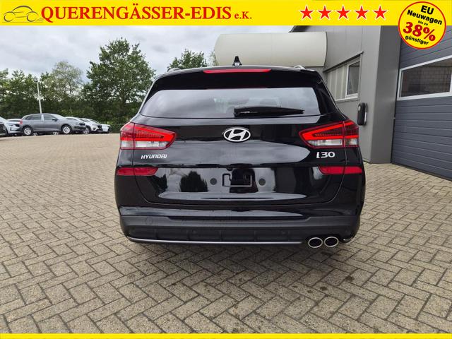 Hyundai i30 Kombi 1.6 T-GDI 150PS Automatik N-Line Sitzheizung Lenkradheizung Klimaautomatik Navi 10,3"-Touchscreen Bluelink Apple CarPlay + Android Auto PDC v+h R&uuml;ckf.Kamera 18-LM 