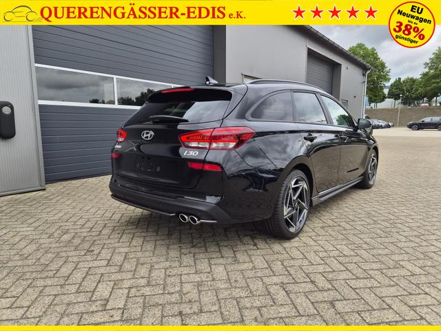 Hyundai i30 Kombi 1.6 T-GDI 150PS Automatik N-Line Sitzheizung Lenkradheizung Klimaautomatik Navi 10,3"-Touchscreen Bluelink Apple CarPlay + Android Auto PDC v+h R&uuml;ckf.Kamera 18-LM 