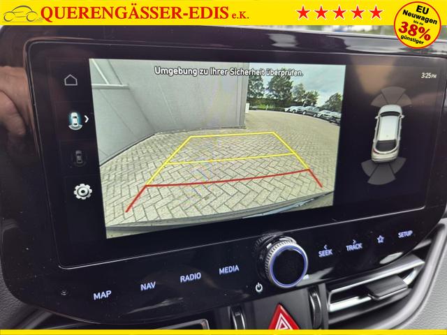 Hyundai i30 Kombi 1.6 T-GDI 150PS Automatik N-Line Sitzheizung Lenkradheizung Klimaautomatik Navi 10,3"-Touchscreen Bluelink Apple CarPlay + Android Auto PDC v+h R&uuml;ckf.Kamera 18-LM 