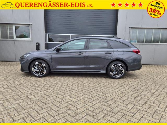 Hyundai i30 Kombi 1.6 T-GDI 150PS Automatik N-Line Sitzheizung Lenkradheizung Klimaautomatik Navi 10,3"-Touchscreen Bluelink Apple CarPlay + Android Auto PDC v+h R&uuml;ckf.Kamera 18-LM 
