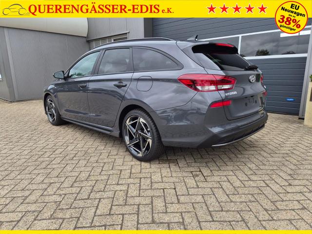 Hyundai i30 Kombi 1.6 T-GDI 150PS Automatik N-Line Sitzheizung Lenkradheizung Klimaautomatik Navi 10,3"-Touchscreen Bluelink Apple CarPlay + Android Auto PDC v+h R&uuml;ckf.Kamera 18-LM 